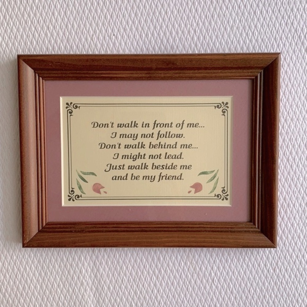 ❤️‍🔥 * 3/$10 * Quote plaque with country charm 💕